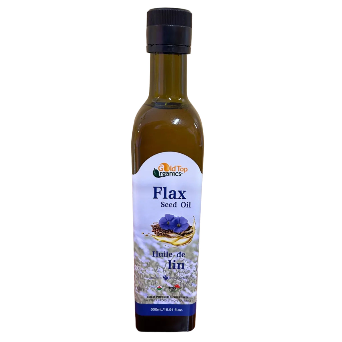 Gold Top Organic Flax Seed Oil, 250ml