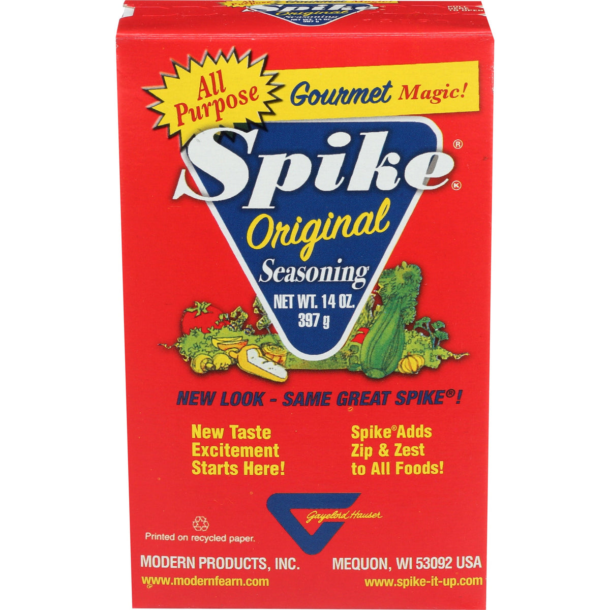Spike Original All-Purpose Seasoning, 39 Herbs, Spices and Vegetables, 85g-2.2kg - 397g