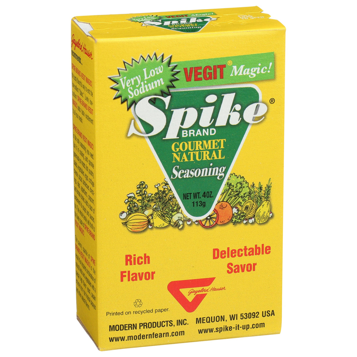 Spike Vegit Low Sodium All-Purpose Seasoning, 57g-113g - 113g