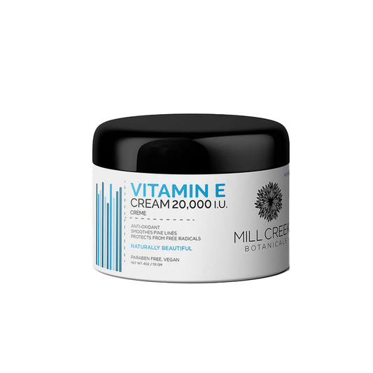 Mill Creek Vitamin E Cream 20,000 IU with Panthenol and Aloe, 113g