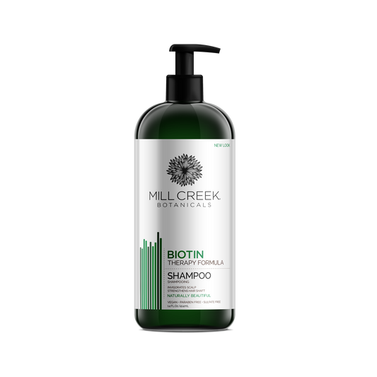 Mill Creek Biotin Shampoo, Therapy Formula with Biotin and Peppermint, 414ml-946ml - 414 ml