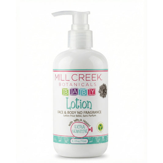 Mill Creek Baby Lotion, Fragrance-Free with Organic Aloe and Calendula, 255ml