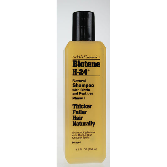 Mill Creek Biotene H-24 Shampoo for Thicker-Looking Hair, with Biotin and Peptides, 250ml