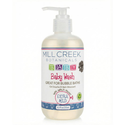Mill Creek Baby Wash & Bubbles with Organic Aloe and Witch Hazel, 255ml