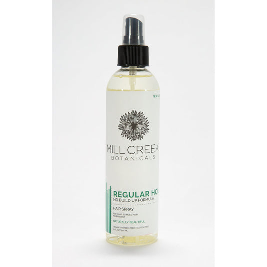 Mill Creek Hair Spray, Non-Aerosol with Keratin and Jojoba, Regular, Extra or Weather Control Hold, 240ml-250ml - Regular Hold 250 ml