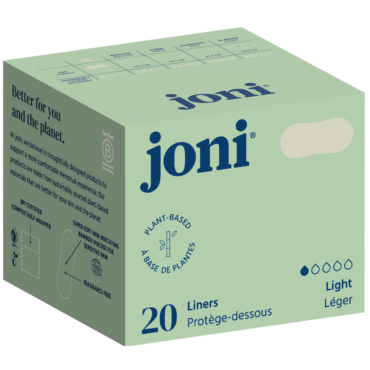 Joni Organic Bamboo Panty Liners