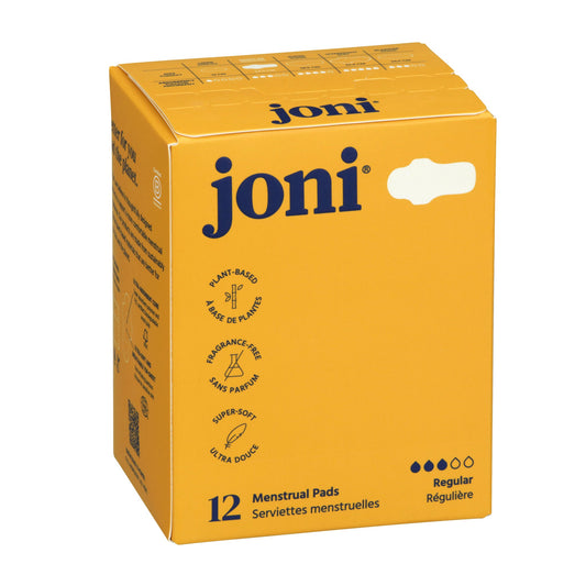 Joni Organic Bamboo Pads Regular, 12 Pads