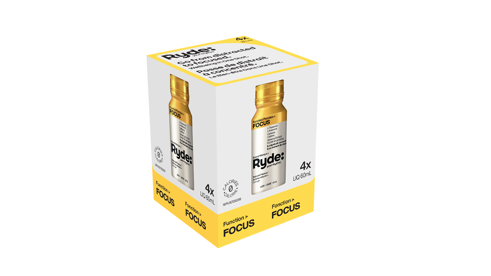 Ryde Focus Shot, 4-Pack