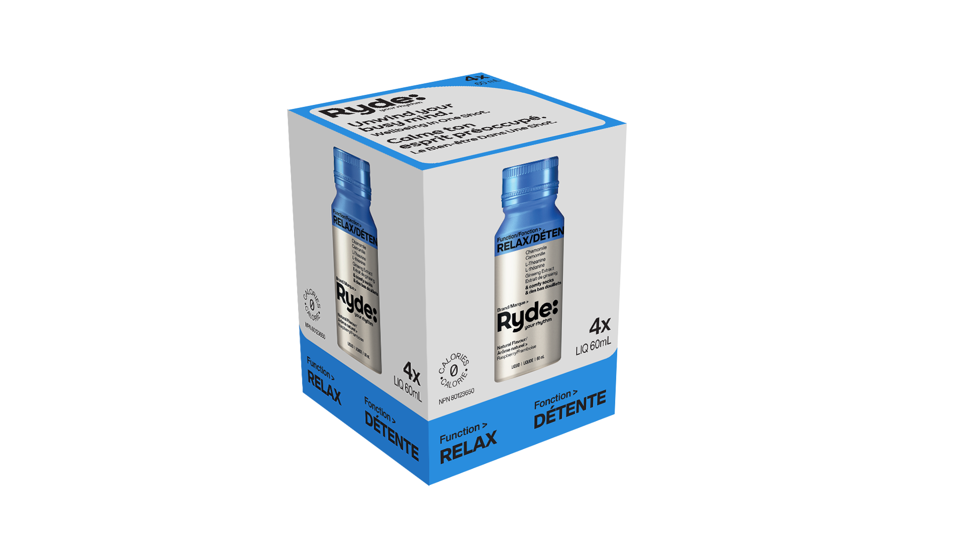 Ryde Relax Shot, 4-Pack