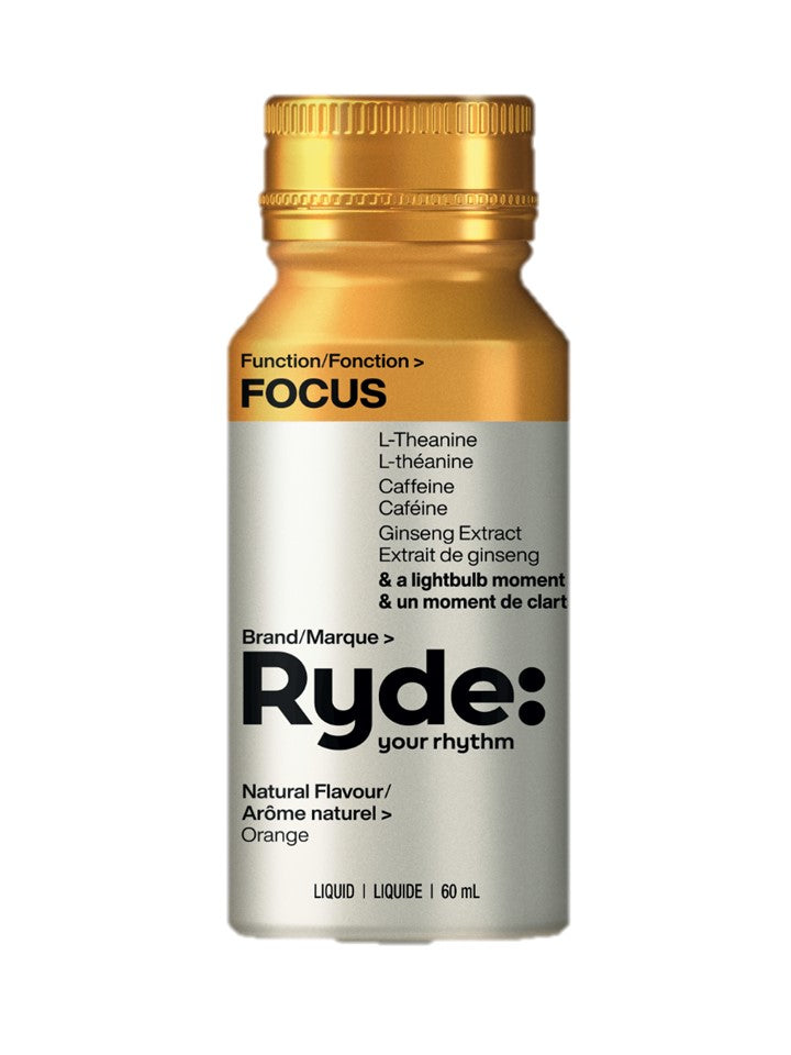 Ryde Focus Shot, Case of 8 x 60ml