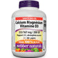 200 Caplets | Webber Naturals Calcium Magnesium Vitamin D3 333/167mg/200IU