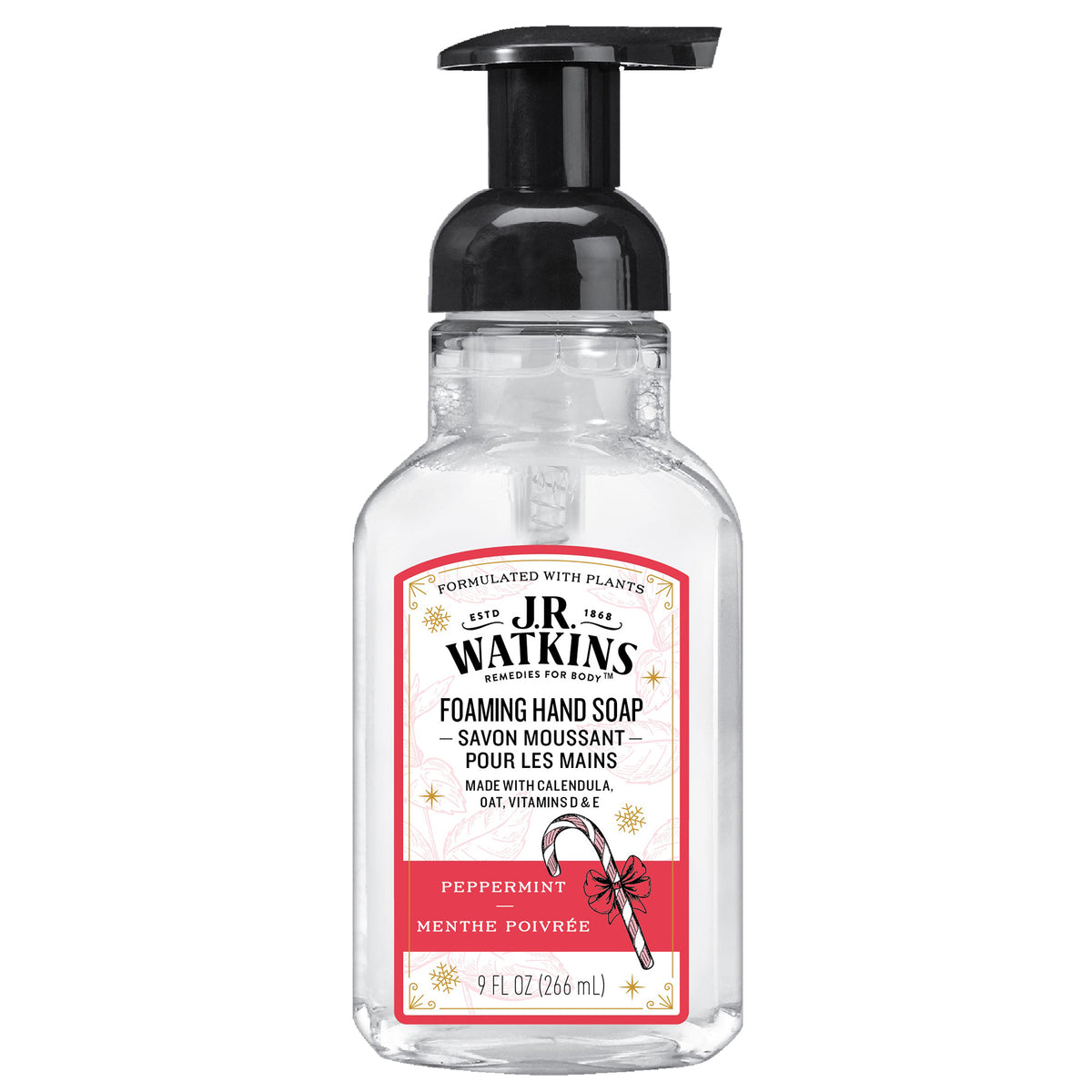 J.R. Watkins Foaming Hand Soap Peppermint (Limited Edition)
