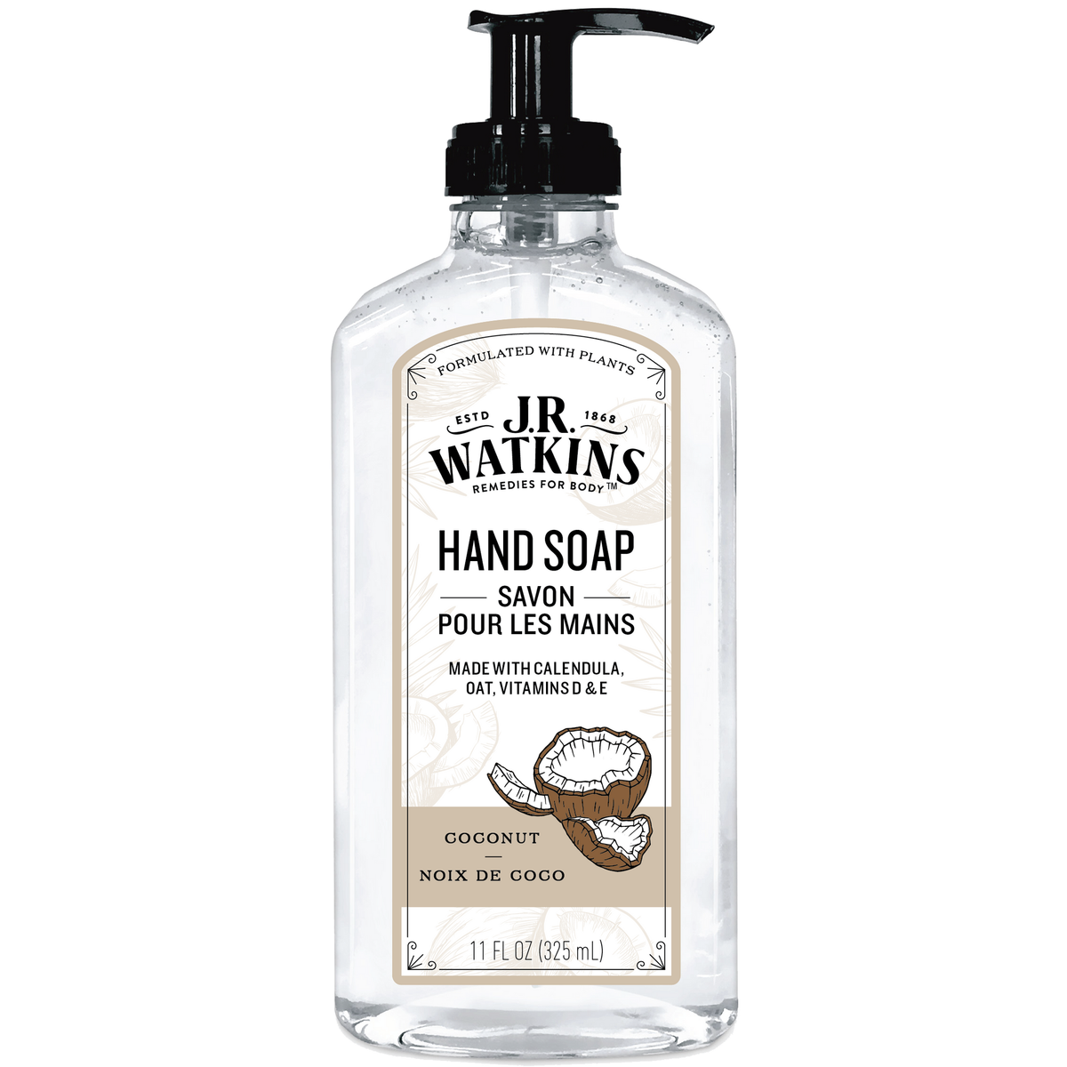J.R. Watkins Liquid Hand Soap Coconut
