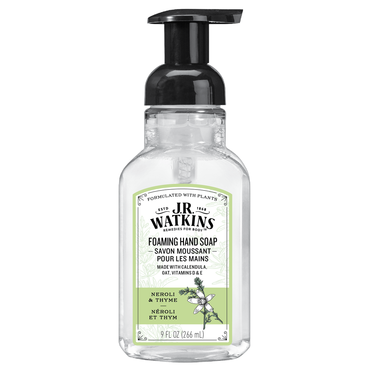 J.R. Watkins Foaming Hand Soap Neroli Thyme