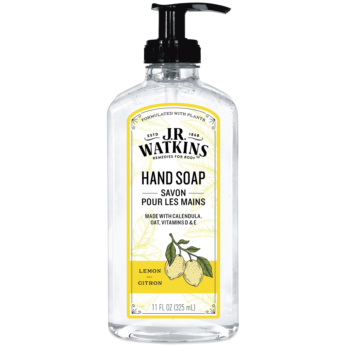 J.R. Watkins Liquid Hand Soap Lemon