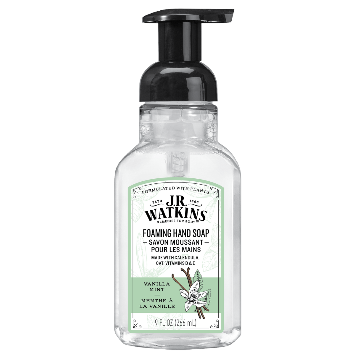 J.R. Watkins Foaming Hand Soap Vanilla Mint