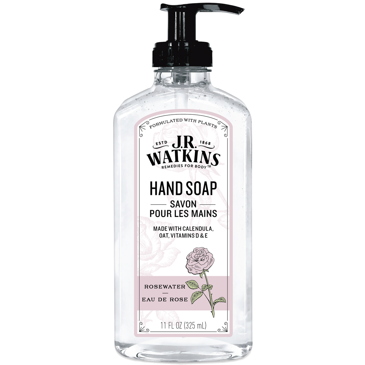 J.R. Watkins Liquid Hand Soap Rosewater
