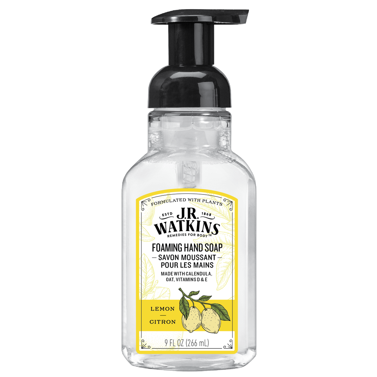 J.R. Watkins Foaming Hand Soap Lemon
