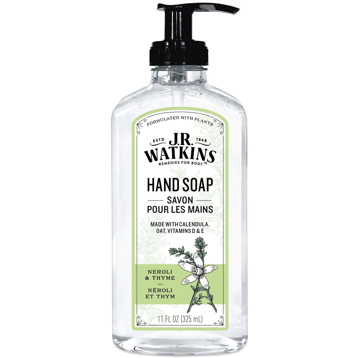 J.R. Watkins Liquid Hand Soap Neroli Thyme