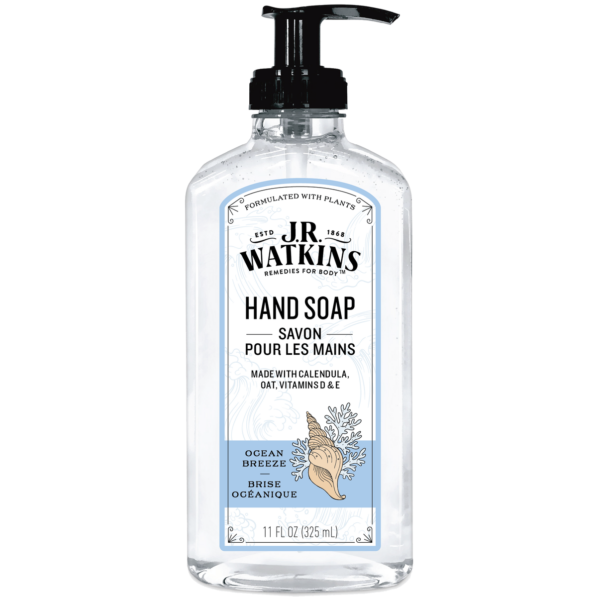 J.R. Watkins Liquid Hand Soap Ocean Breeze