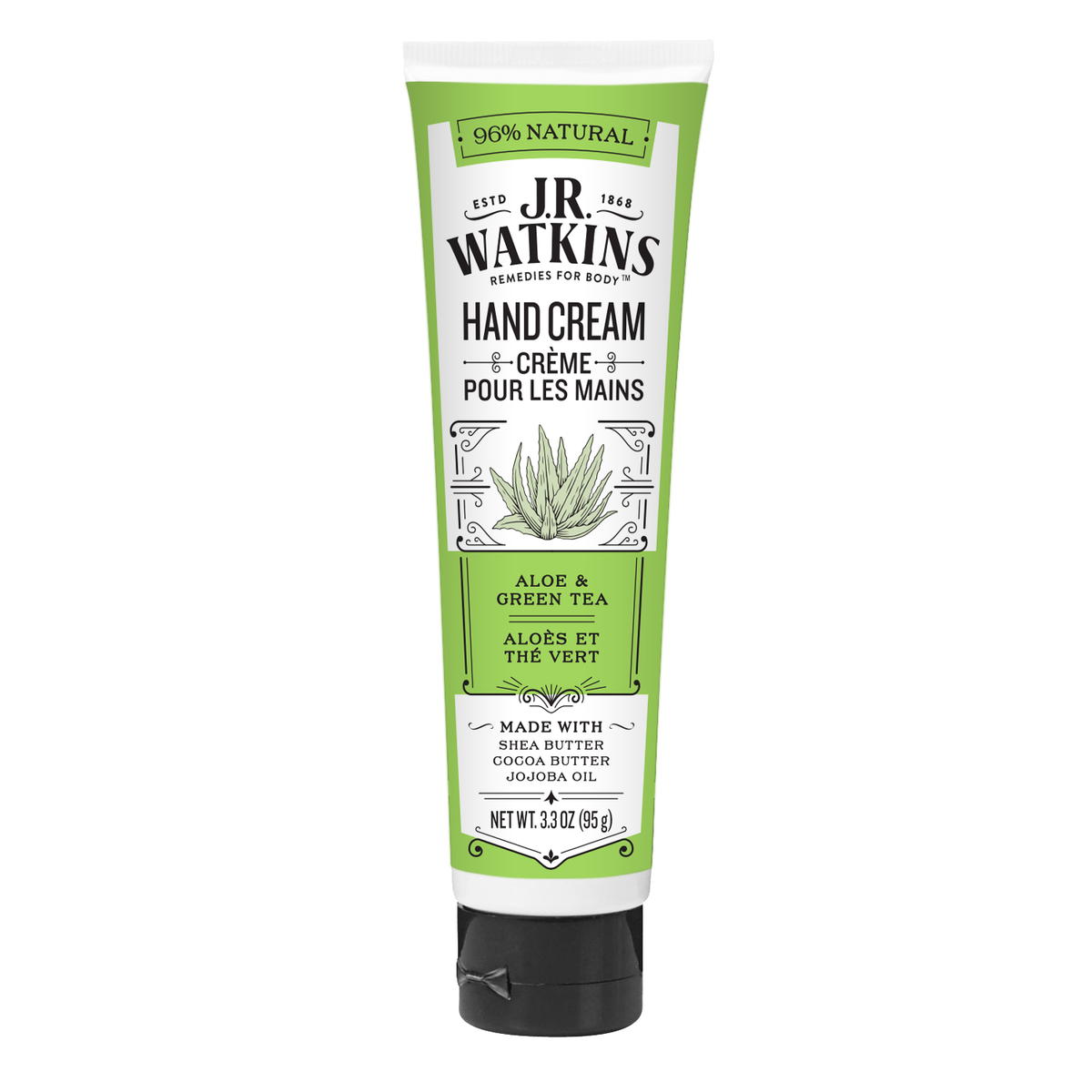 J.R. Watkins Hand Cream Aloe & Green Tea