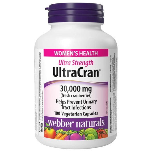 100 Vegetable Capsules | Webber Naturals Ultra Strength Ultra Cram 30,000 mg