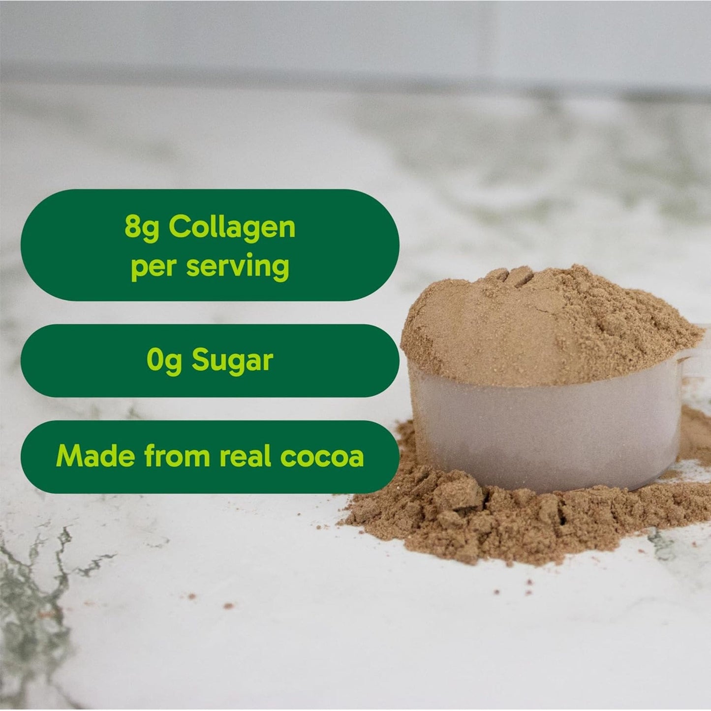 Organika Enhanced Collagen Powder (100% flavourless hydrolyzed collagen peptides), 250-500g