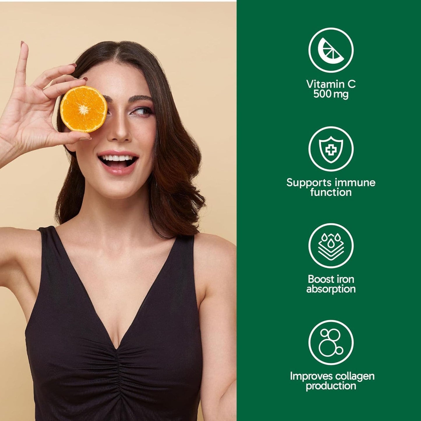 60 Vegetarian Capsules | Organika Lipomosal Vitamin C