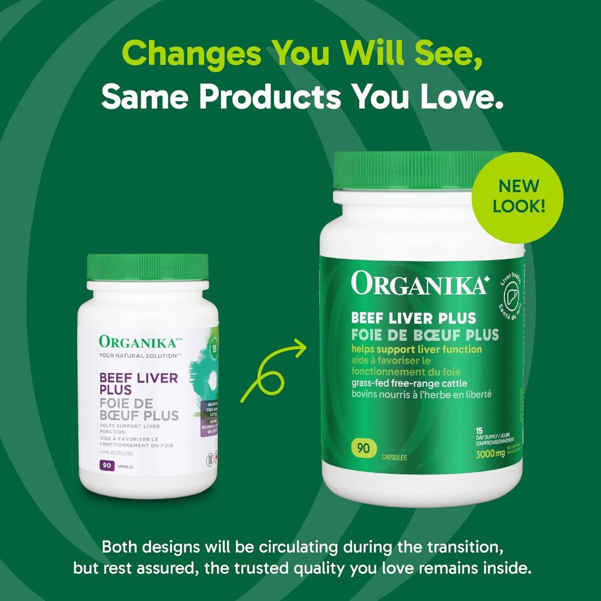 90 Capsules | Organika Beef Liver Plus