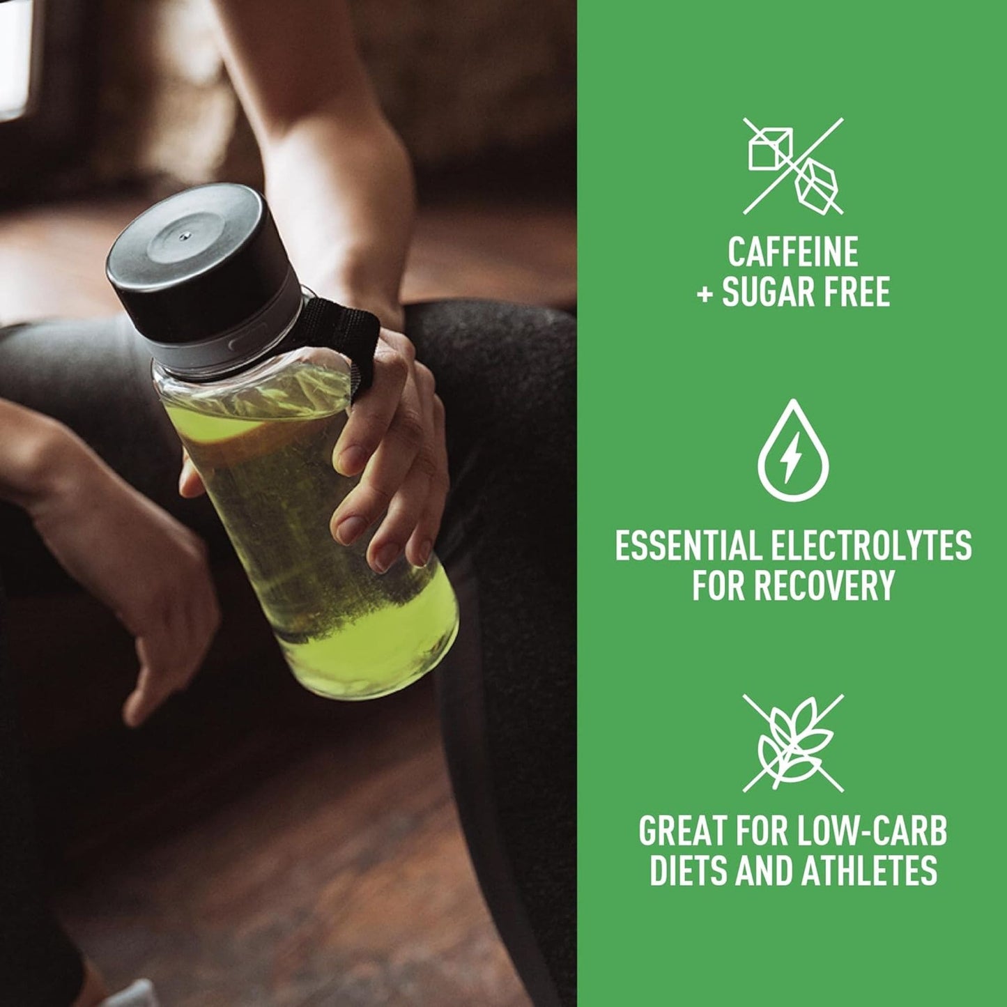 Lemon Lime Flavour, 180 g | Organika Electrolytes Extra Strength Powder