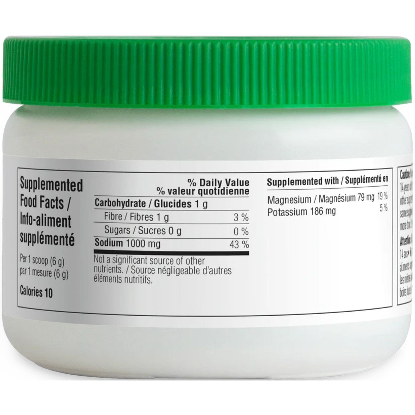 Lemon Lime Flavour, 180 g | Organika Electrolytes Extra Strength Powder