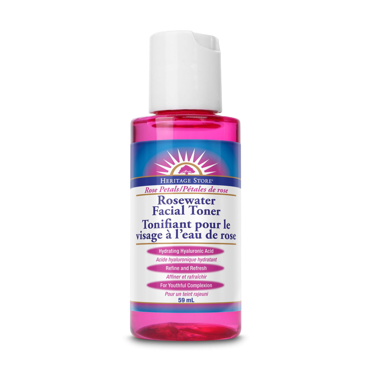 Heritage Store Rosewater Facial Toner, 59ml