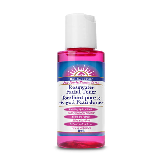 Heritage Store Rosewater Facial Toner, 59ml
