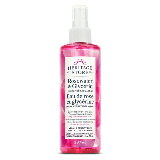Heritage Store Rosewater & Glycerin Hydrating Mist