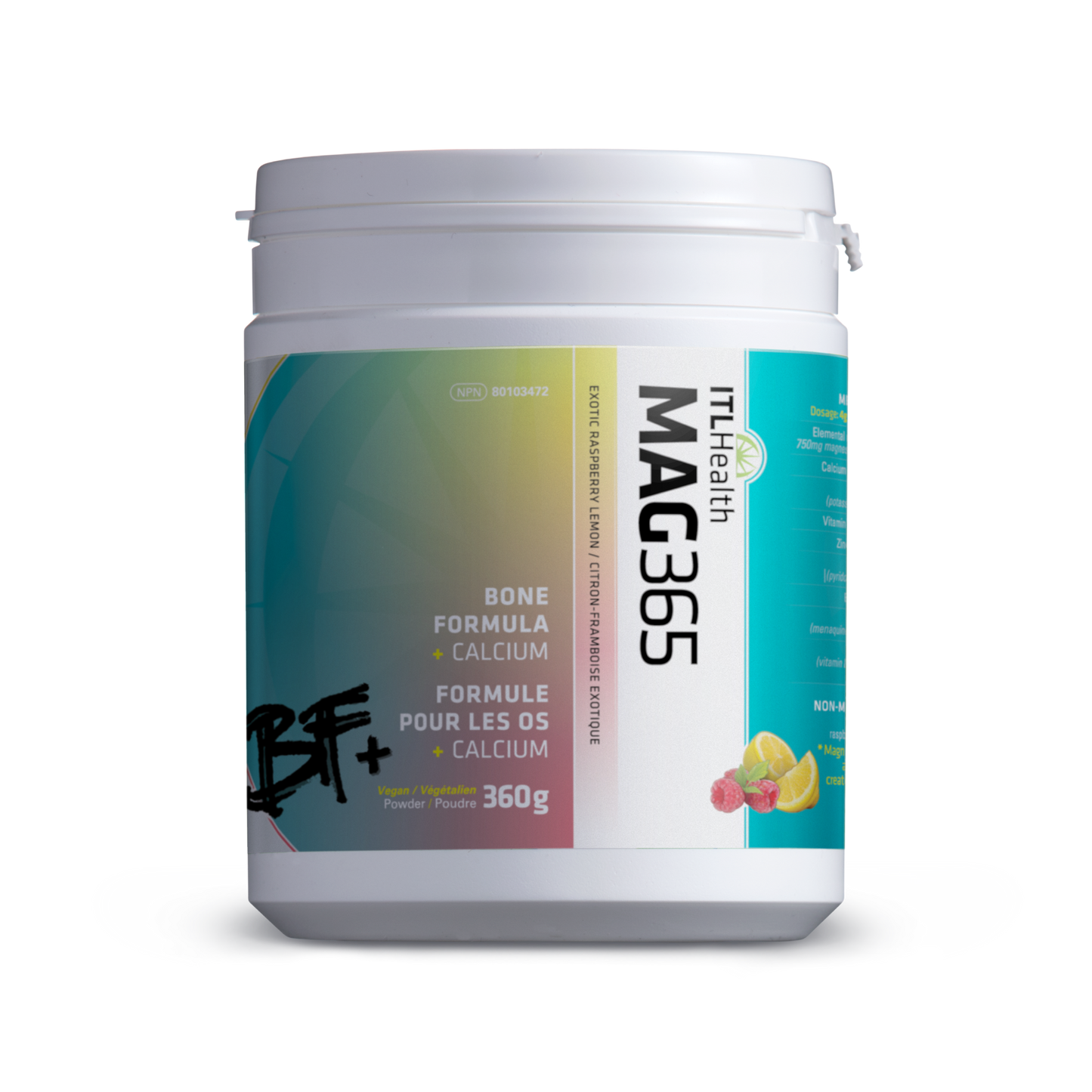 ITL Health MAG365 BF Bone Formula Plus Calcium