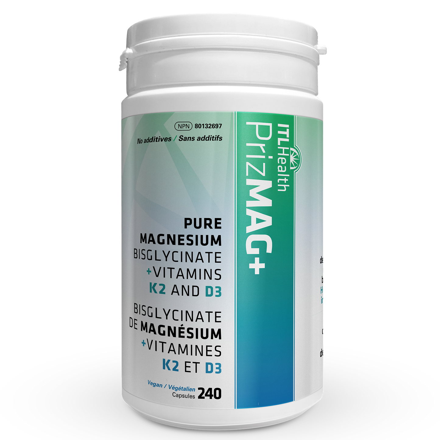 ITL Health PrizMAG Plus Ionic Magnesium With D3 & K2