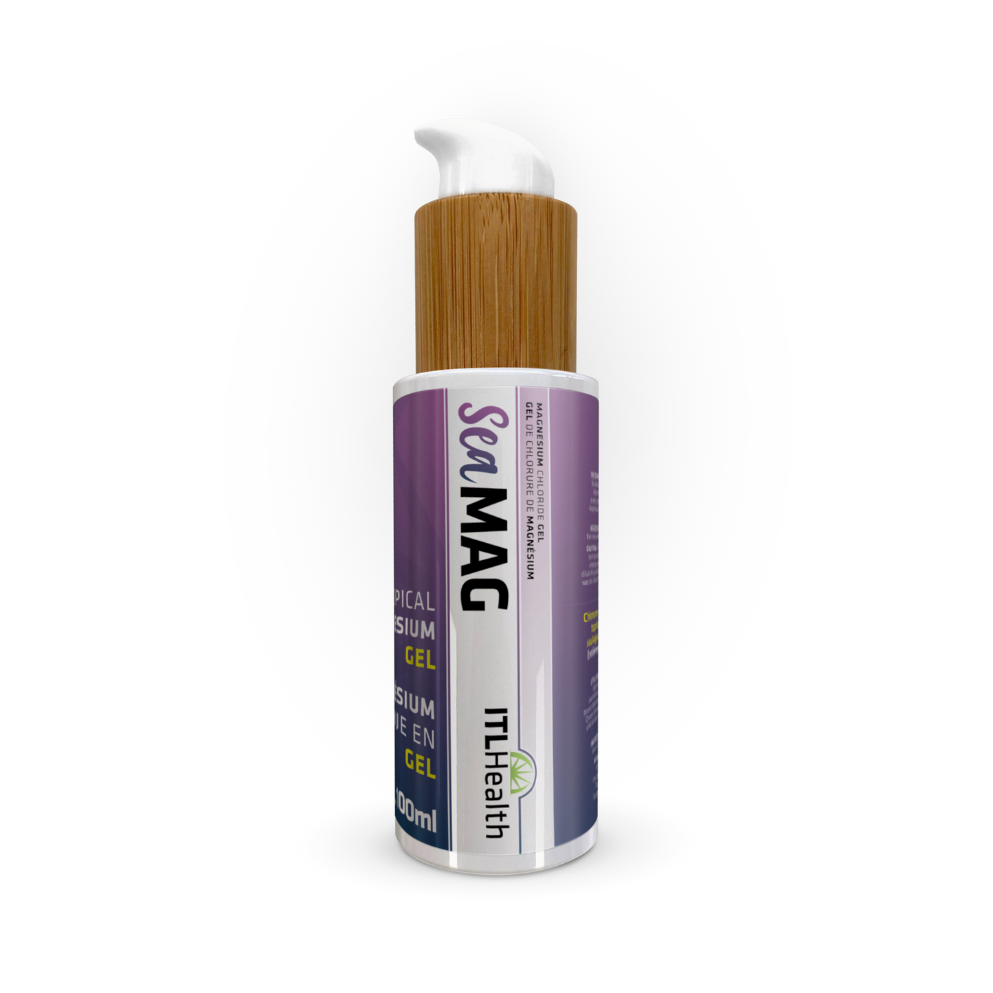 ITL Health SeaMAG Magnesium Chloride Topical Gel, Fragrance-Free, Non-Greasy - 100ml