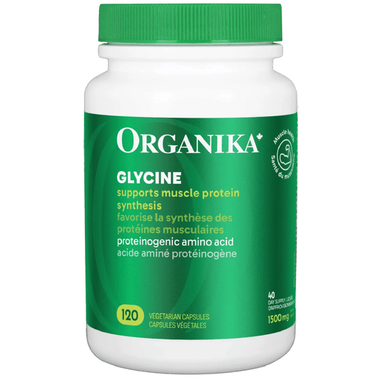 120 Vegetable Capsules | Organika Glycine