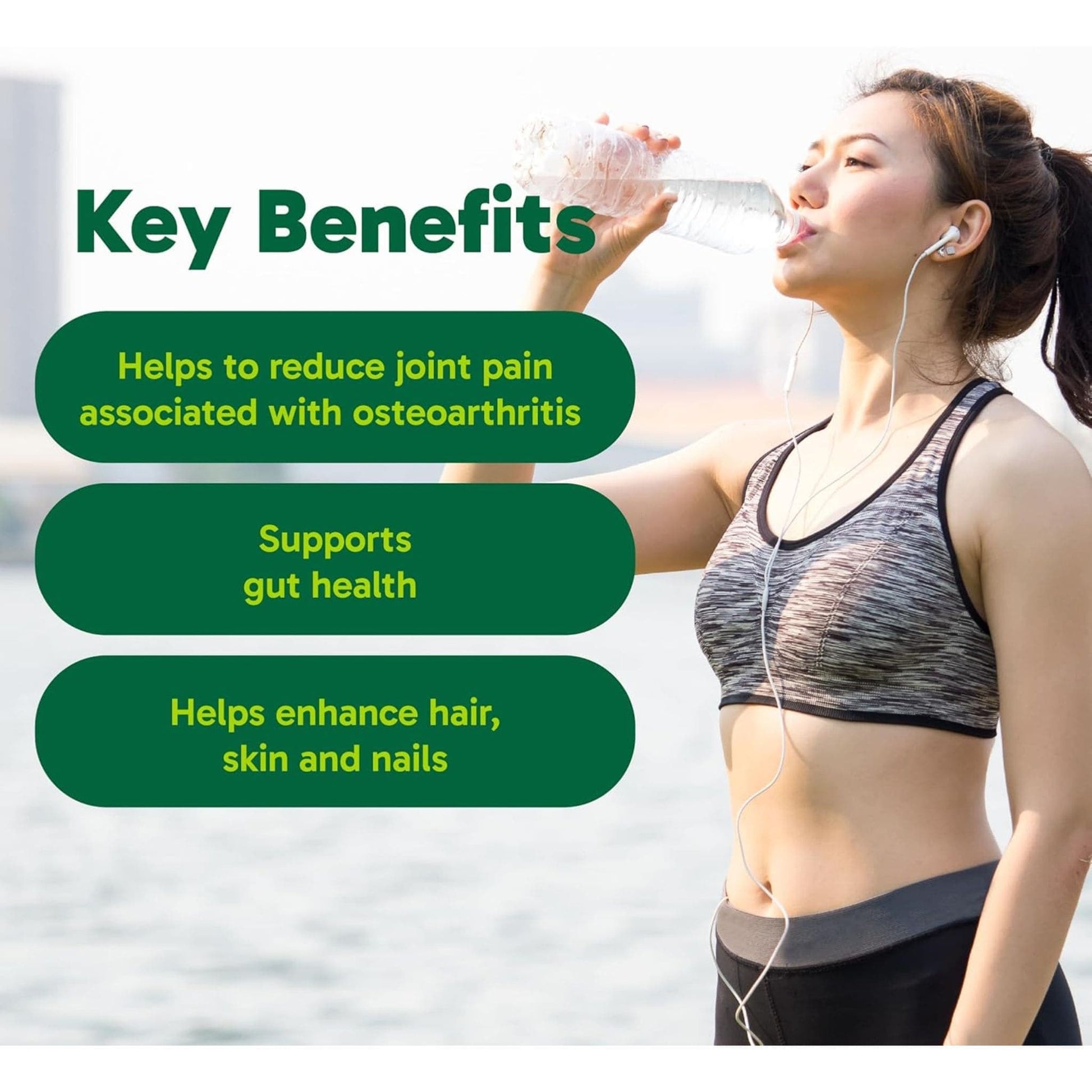 240 Capsules | Organika Enhanced Collagen Protein Original