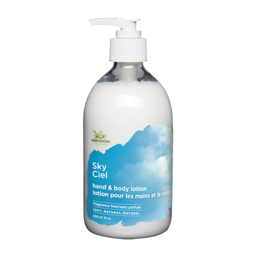 Green Cricket Hand & Body Lotion, Fragrance-Free, 500ml