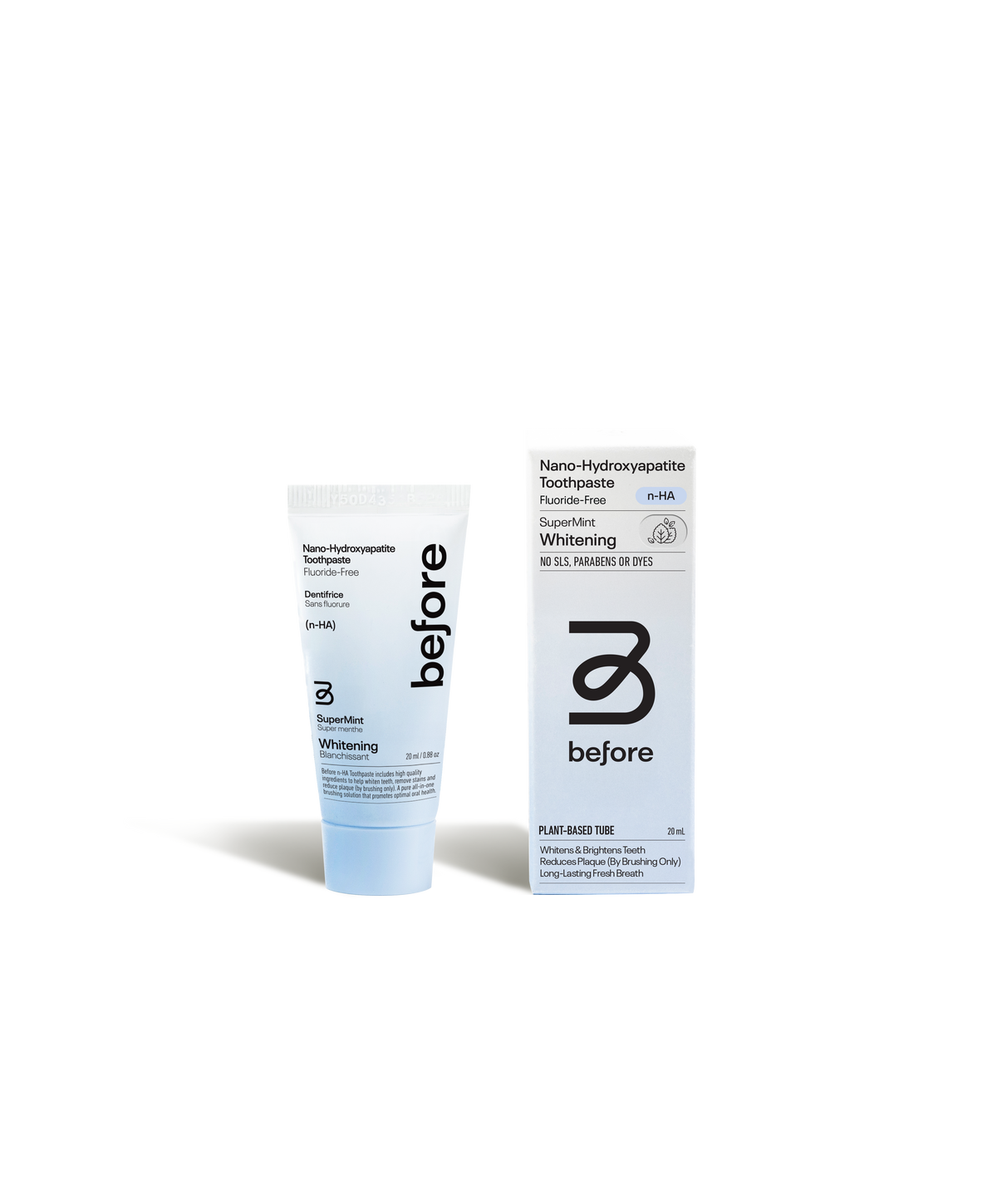 Before n-HA SuperMint Whitening Toothpaste - 20ml