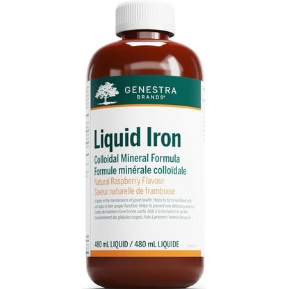 Natural Raspberry Flavour, 480mL | Genestra Brands Liquid Iron