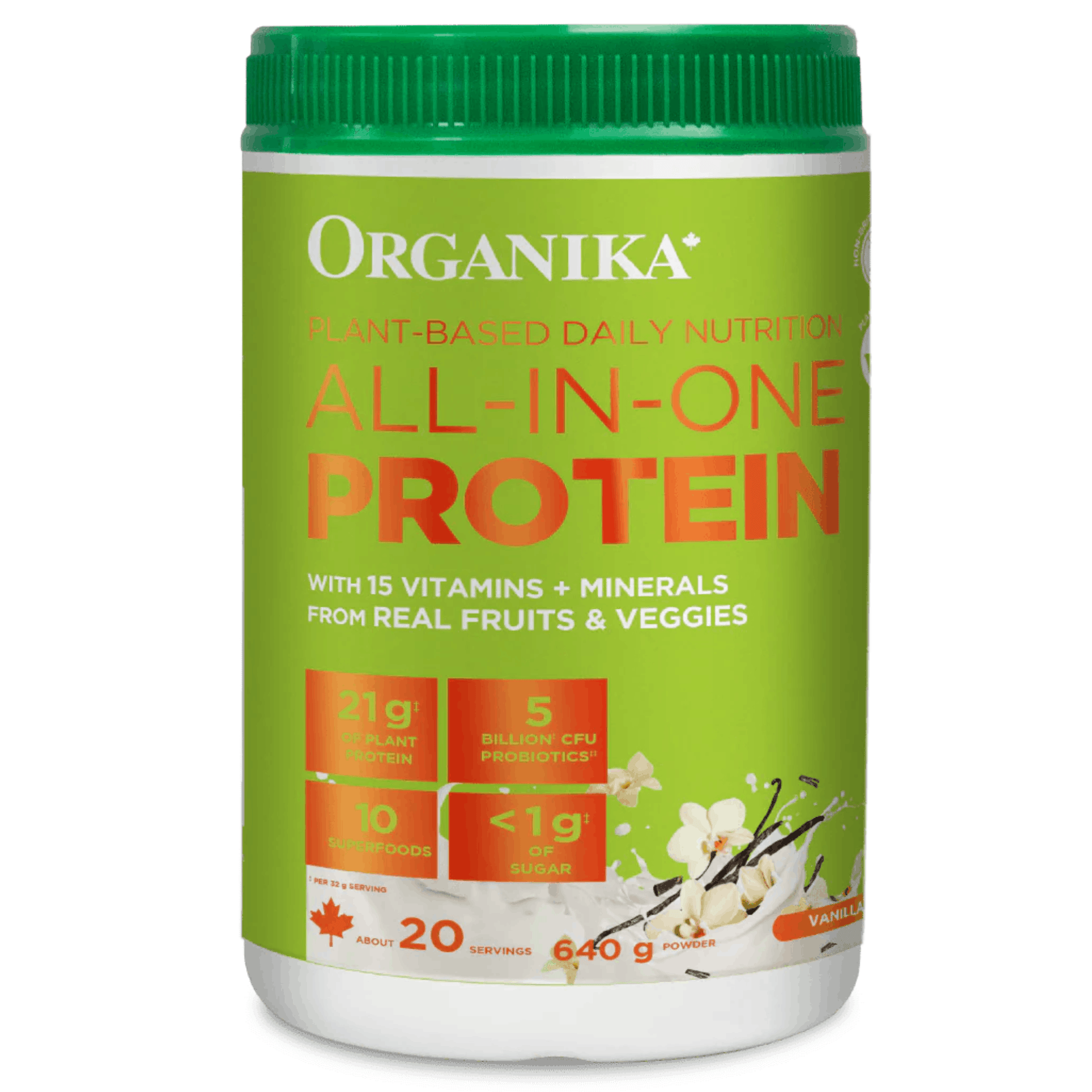 640g Vanilla | Organika All-In-One Protein Powder