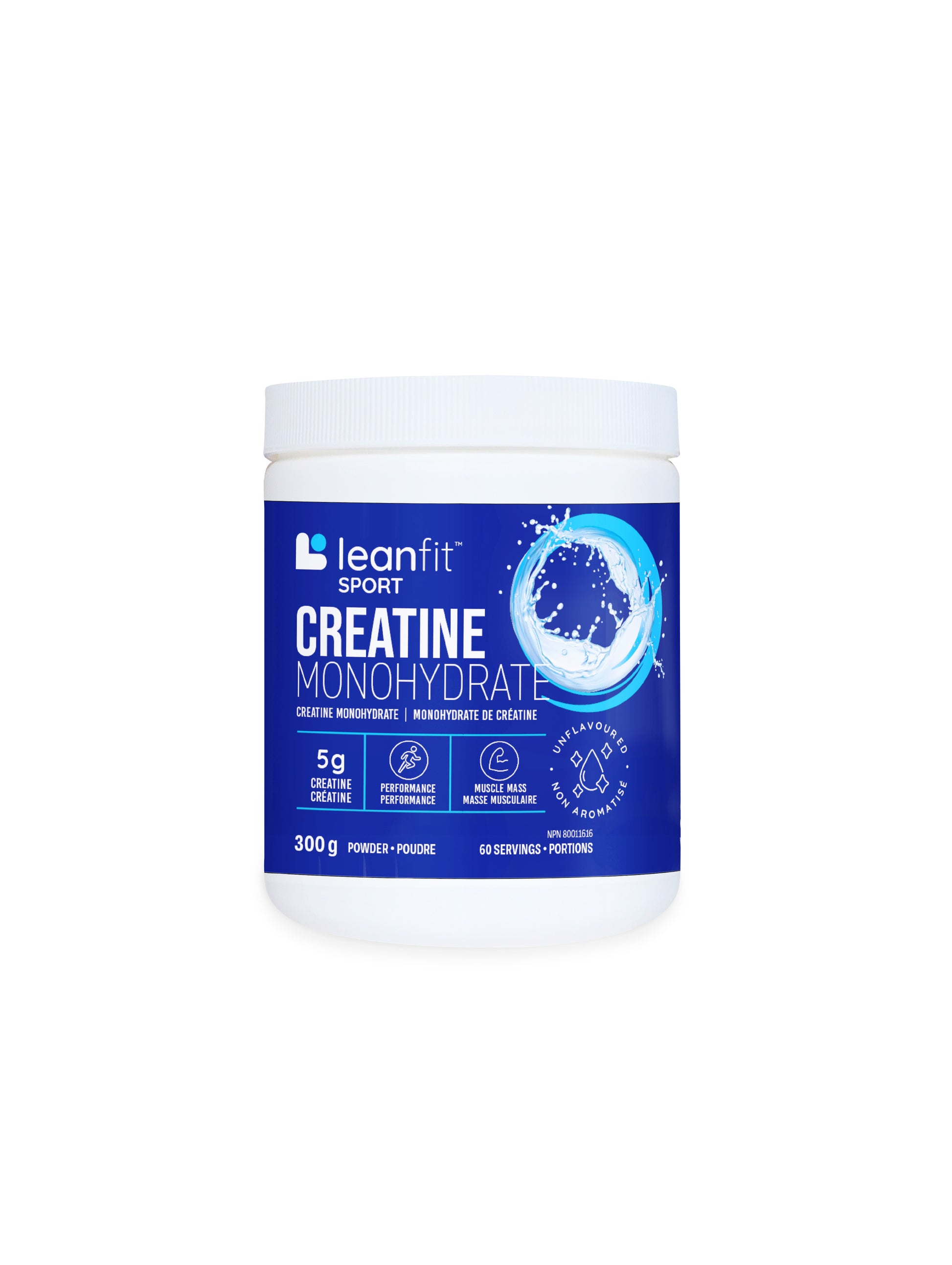 300g | LeanFit Creatine Monohydrate 300g container