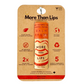 More Than Lips Vegan Lip Balm in Paper Tube, Lemonade, Pink Grapefruit, Minty Fresh, Birthday Cake or Blood Orange, Case of 10 x 9ml - Blood Orange / Peggable hang card