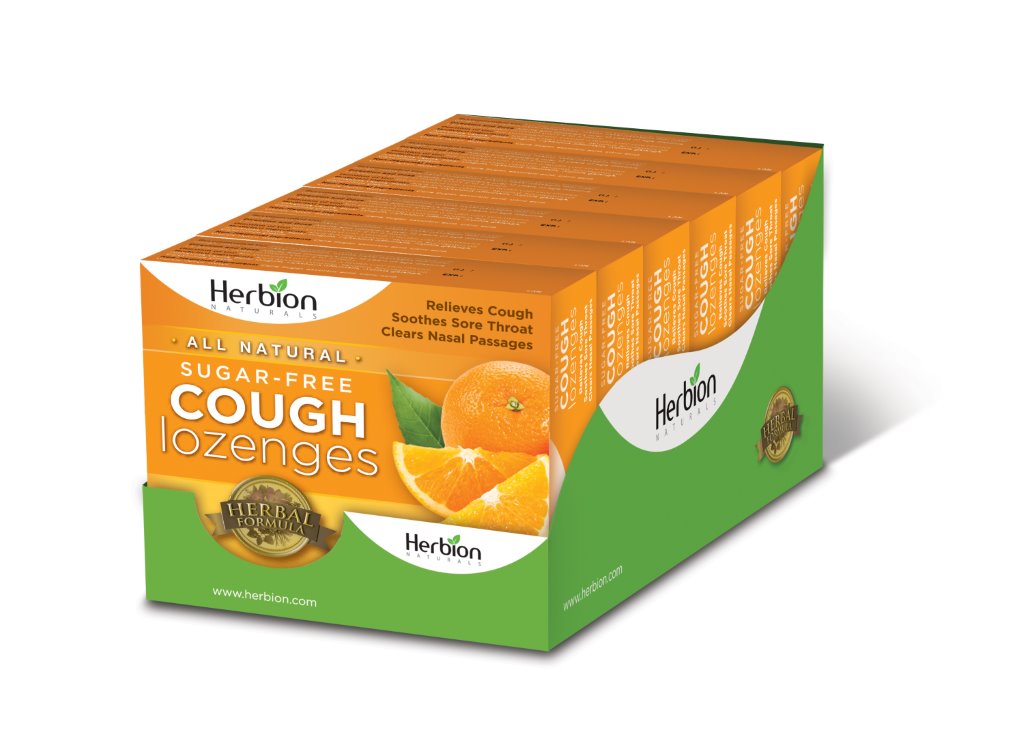 Herbion Sugar Free Cough Lozenges Orange 18 Lozenges