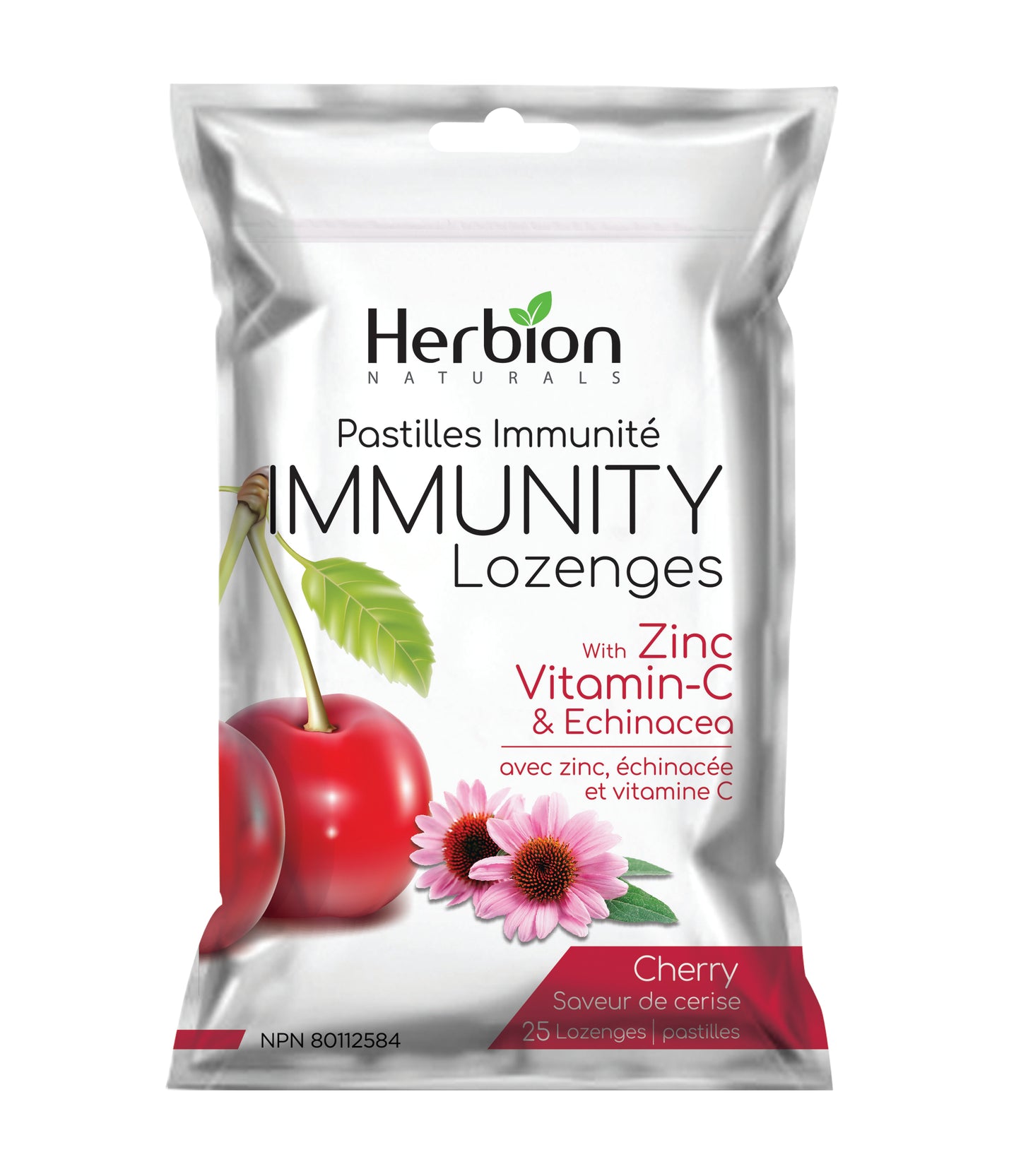 Herbion Immunity Lozenges Cherry 25 Lozenges