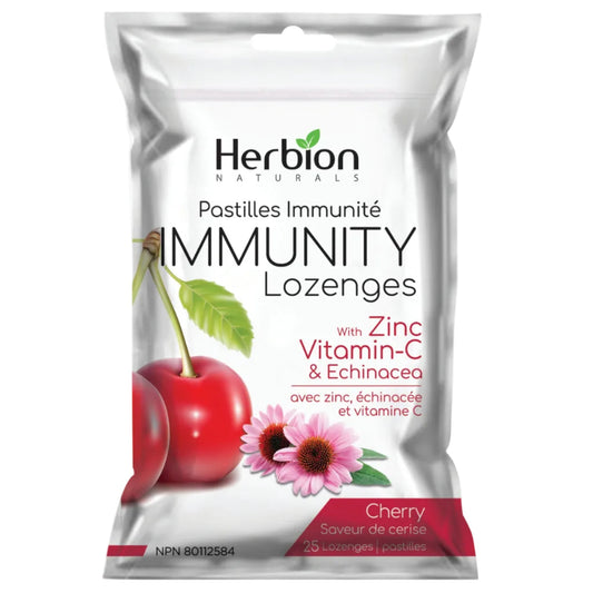 Herbion Immunity Lozenges Cherry 25 Lozenges
