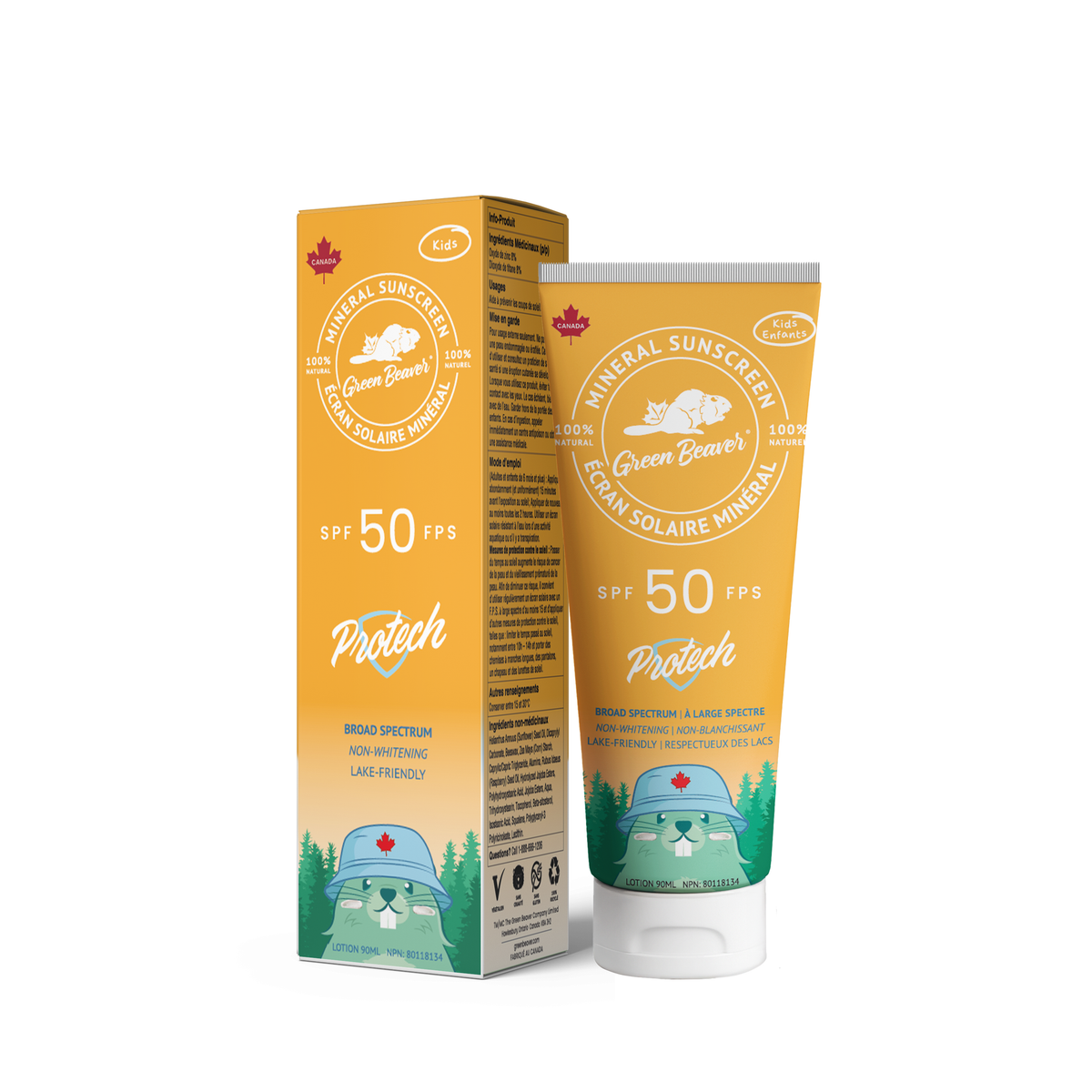 Green Beaver Kids SPF 50 Mineral Sunscreen Lotion