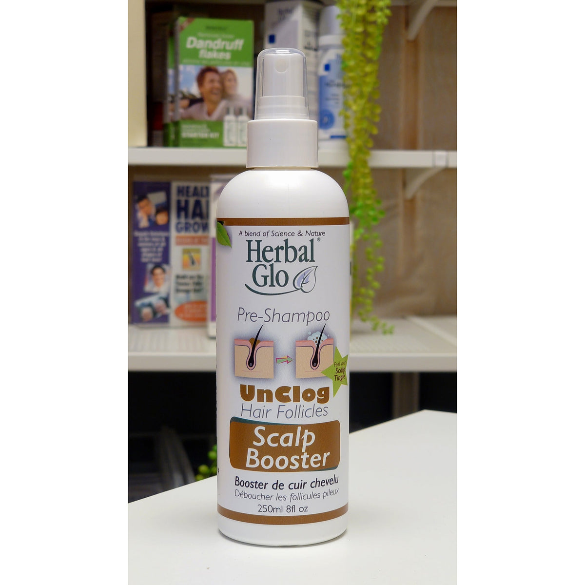 Herbal Glo UNCLOG Pre-Shampoo Spray, 250ml